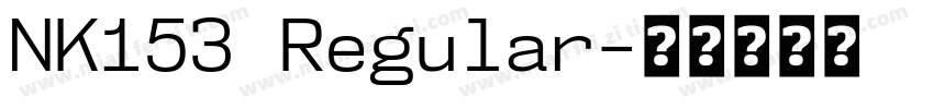 NK153 Regular字体转换